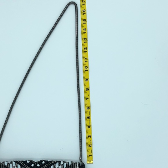 ‼️SALE‼️ 🌟✨HPx3✨ 🌟H&M Art Deco Glam Beaded Purse with Chain Strap, NWT - Picture 8 of 12